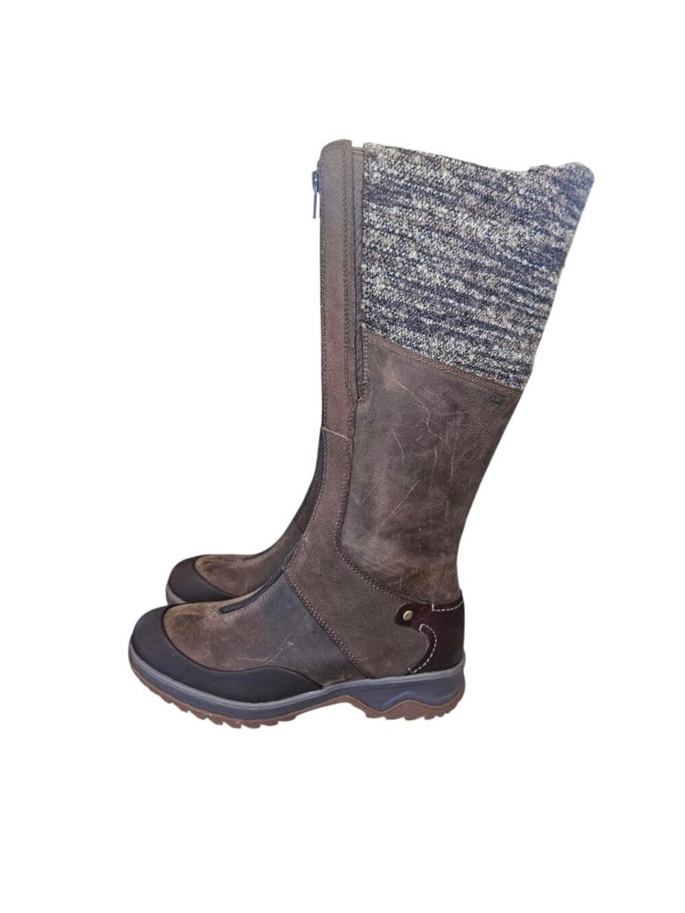 Merrell Tall Boots Sz 8 Eventyr Cuff Womens Brown Full Zip Active Heat Warm